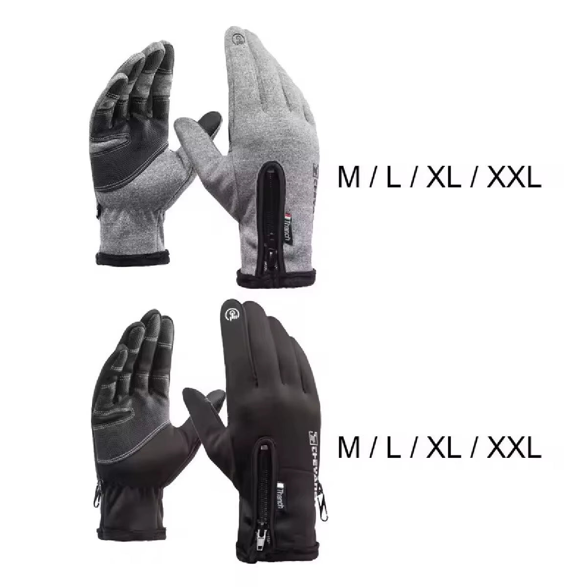 Outdoor Water Proof Winter Gloves With Touch Screen Capabilities
